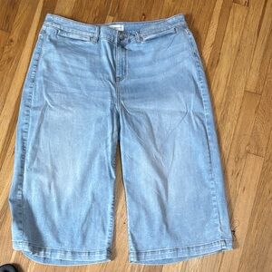 Lane Bryant Light Blue Women's Bermudas
